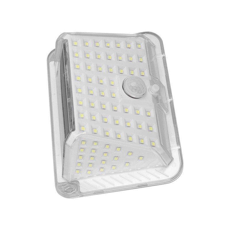 Solar Motion Sensor Wall Light Waterproof Energy Saving LED Outdoor