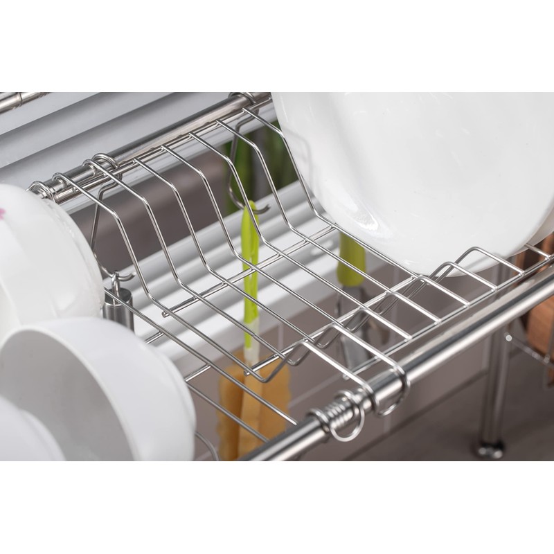 Premium Racks Professional Dish Rack (Over The Sink SS)