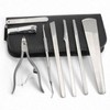 8Pcs Pedicure Knife Stainless Steel Dead Skin Remover Portable Foot