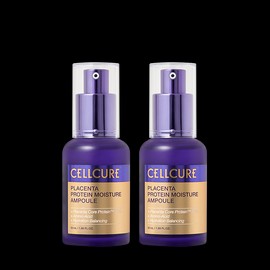 Cellcure Placenta Protein Moisture Ampoule 50ml 2 bottles / 셀큐어 플라센타 단백질 수분 앰플 50ml 2병