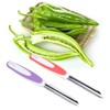 Set of 2 Pepper Corer, Zucchini Cucumber Corer Stainless Steel
