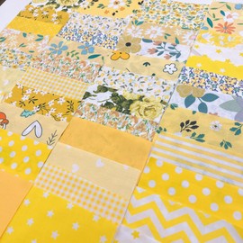 42Pcs 9.8" x 9.8"(25 * 25CM) 21 Colors Cotton Fabric DIY Making Supplies Charm Pack Fabric Squares 8” 10” Quilting Patchwork Fat Quarter Bundles DIY for Quilting Cotton Patchwork Cushions