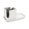 Full Circle Stash, Ceramic Kitchen Sink Caddy, Stylish Sponge Holder