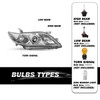 SOCKIR Halogen Headlight Assembly Fit for 2007 2008 2009 Toyota