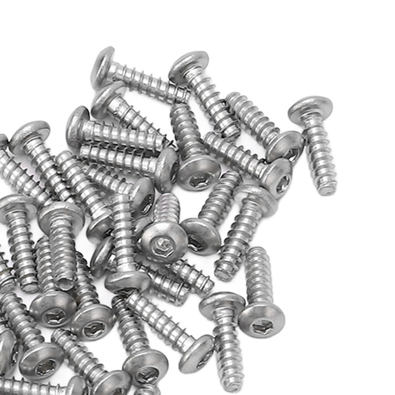 RC Screw Kit Stainless Steel Half Round Head Countersunk Head