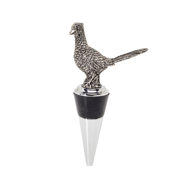 EDZARD Set of 3 Stainless Steel Bottle Stoppers with Stand,