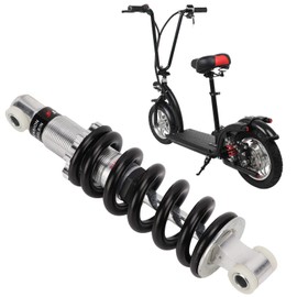Mountain Bike Shock Absorber, Aluminium Alloy Spring Damper, 190mm 1200LBS Bicycle Rear Damper for 50cc 70cc 90cc 110cc 125cc Dirt Bike ATV Go Kart Electric Vehicle