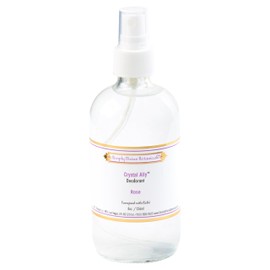 Simply Divine Botanicals Crystal Ally Natural Deodorant Spray, Rose, 8 oz
