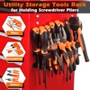 ULIBERMAGNET Magnetic Screwdriver Rack,Heavy Duty Magnetic Tool Holder,Pliers Organizer Rack
