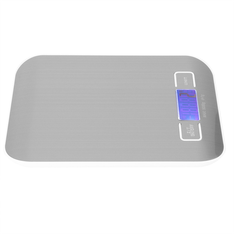 5Kg /1g Stainless Steel Electronic Scale Portable Household Kitchen Food