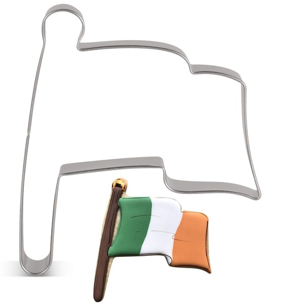 LILIAO Flag Cookie Cutter - 3.6 x 4.1 inches -