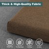 baibu 48 Inch Bench Cushion, Dual-Layer Design Memory Foam Indoor