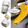 Create idea 4Pcs 12mm Copper Compression Fitting Straight Tube Compression