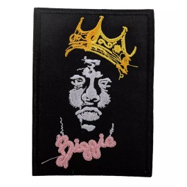 Unbranded Biggie Patch, Biggie Iron On Patch, Biggie Smalls Patch