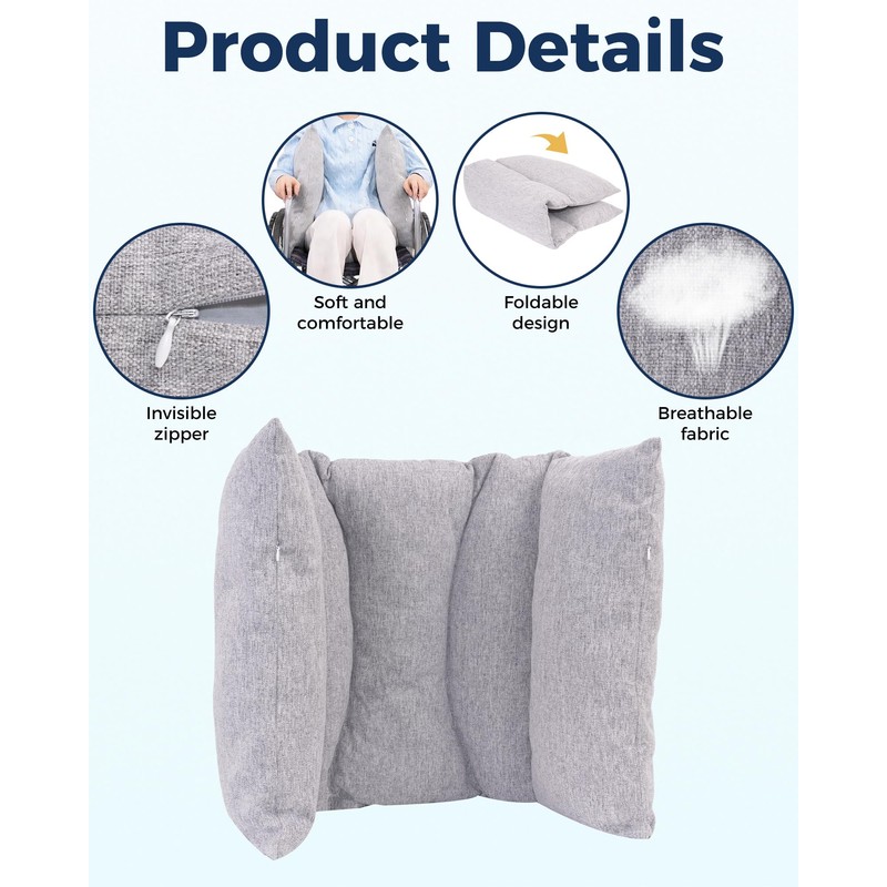 Wheelchair Lateral Support wheelchair back side support guards cushion for
