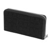 Coach CU150SBKBK Women's Long Wallet Outlet Brand Black Long Zip