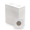 100 2x2 Quarter Size Premium Cardboard Coin Flips Paper Holder