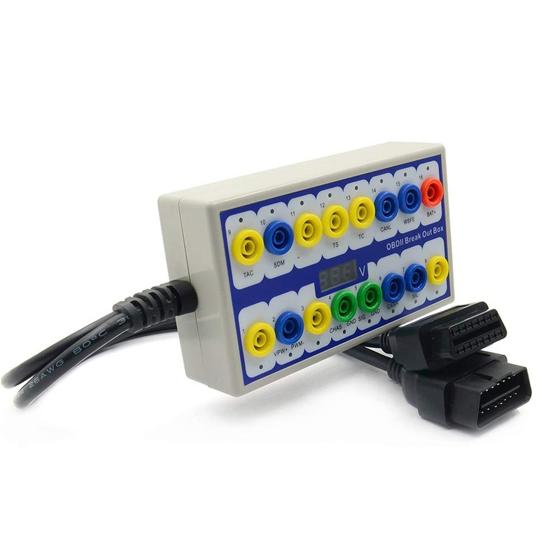 EKDJKK OBD 2 Breakout Box OBD2 Protocol Detector OBD2 Diagnostic