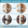 UPVONT Stud Shoes for Double 2X Studs, 16-Gauge Galvanized Stud