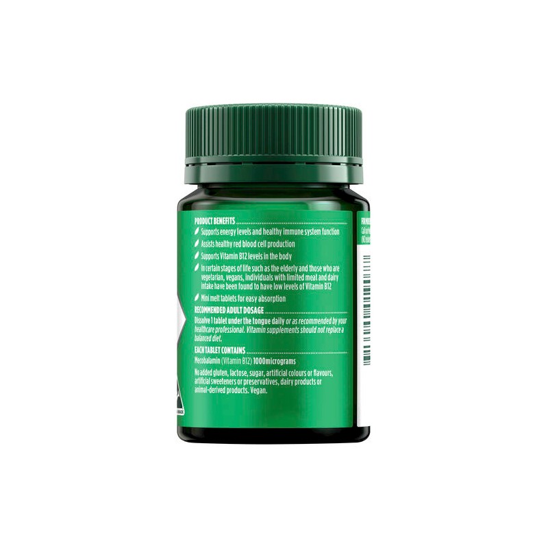 Nature's Own Activated Methyl B12 1000mcg 60 Tablets