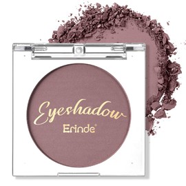 Erinde Mauve Taupe Matte Single Eyeshadow Palette Makeup for Older Women, Plum Purple Neutral Eye Shadow Powder for Green Eyes, High Pigment Waterproof Eyeshadow Sombra Para Ojos, 07