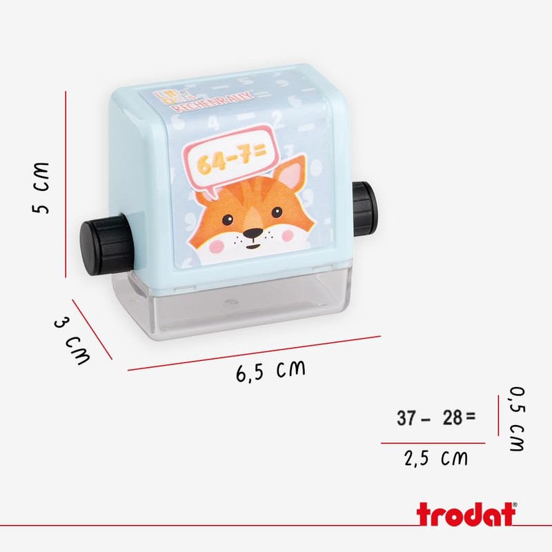Trodat Little Dots Calculation Rally Number Roller Set - 2