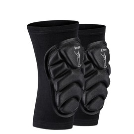 PISIQI Knee Pads Compression Leg Sleeve Knee Brace Sleeve Thicken Anti-Collision Thick EVA Padding for Basketball Football Volleyball Wrestling Protector Gear