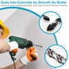 Ocasar 12Pcs Masonry Drill Bit Set and Concrete Drill Bit