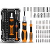 IRONCUBE Ratcheting Screwdriver Set: 56-Piece Magnetic Multi Bits Tool Kit