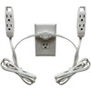 W4W Twin Extension Cord Power Strip - 3 Prong -