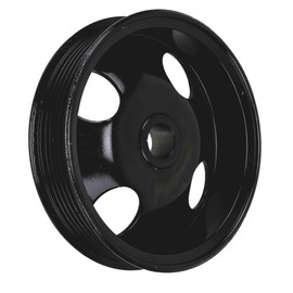 KarParts360 For Chevy Impala 2012 13 14 15 2016 Power Steering Pump Pulley | Steel | Black | Serpentine Belt | 1 Mounting Hole | 0.67 Inches Bore Diameter | 0.66 In. Shaft Diameter | For