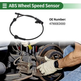 HEROFFIX ABS Wheel Speed Sensor ABS Sensor Anti-lock Braking System Sensor No.47900ED000 for Nissan Cube 2009-2014 1 Pc Rear Right