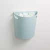 Isetou Iseto Wall Mounted Trash Can Blue I-525 W 11.2