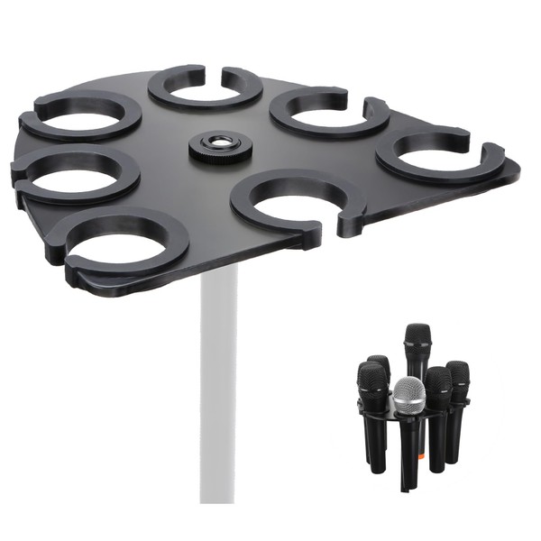 Numhag Microphone Holder, Multi Mic Holder for Wired and Wireless