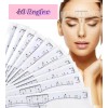 40 Regla Flexible Adhesiva Diseño De Cejas,microblading
