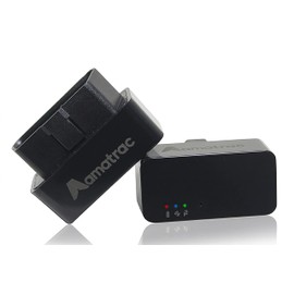 Amacam AM-T22 GPS Car Tracker-Accurate Global Positioning. No Subscription Costs. 24/7 Real Time Fast Tracking Direct to your Smartphone. Theft Protection. Installed in the OBDII Port in Seconds.