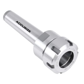 Accusize Industrial Tools Morse Taper MT3 Shank Er32 Collet Chuck, Max 8000 Rpm, 1/2"-13 Drawbar End, Max TIR 0.0002'' O.D to I.D. 0223-0236