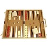 Deluxe Backgammon Set - Camel - 15"x10"