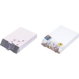 Baier & Schneider Notizklotz Zettelwürfel Reverse, 90 g/qm, sortiert in 2 Motiven