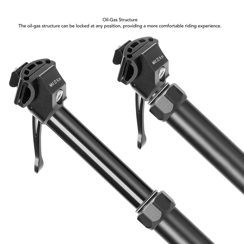 Bike Suspension Seatpost Bicycle Aluminium Alloy Hand Controlled Seat Post
