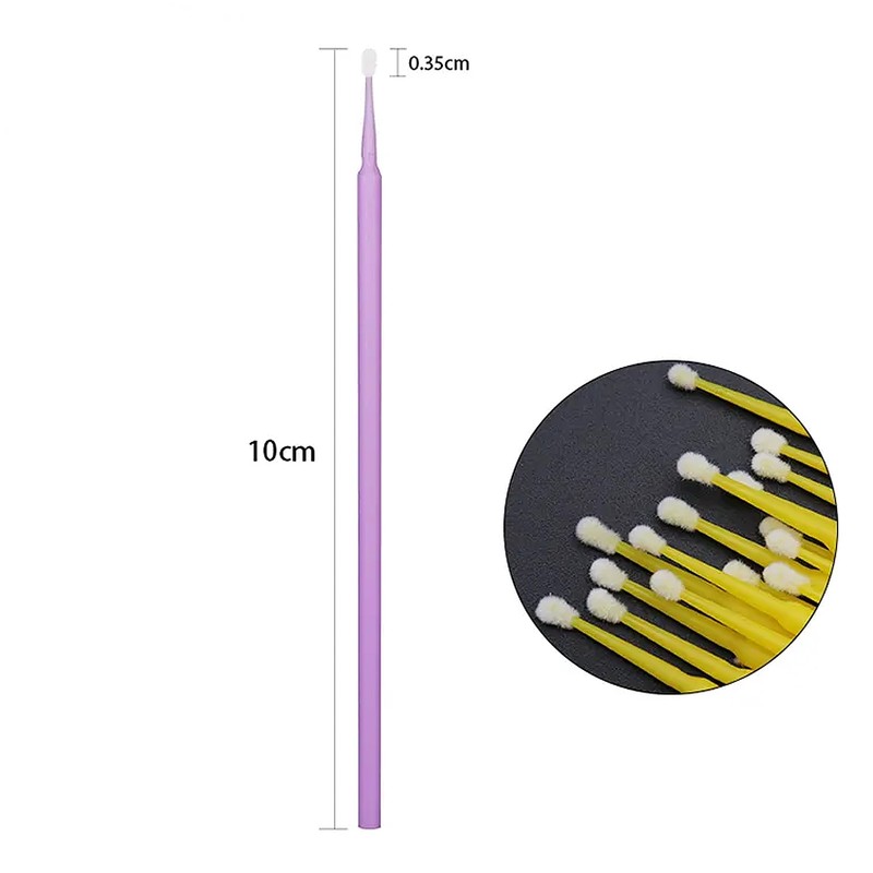 BOULTON Micro Brushes – Pack of 100 – Disposable Micropore