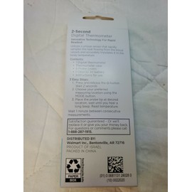 EQUATE Digital Thermometer Adult/Children 2 Second Fast and Accurate Equate Brand New