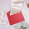 Daughter Birthday Card, 7.09x4.72in Greeting Cards Birthday Daughter with Envelope