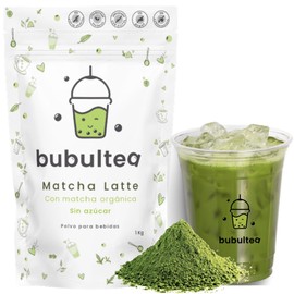 Matcha orgánico en polvo para bebidas, endulzado con Xilinat y hecho con Matcha 100% natural y orgánico. (1 kg)