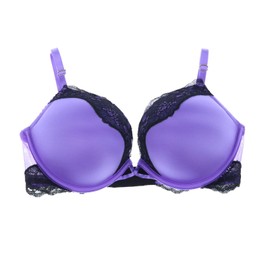 Victoria's Secret Bombshell Add 2 Cups Lace Detail Bra (Purple, 32D)