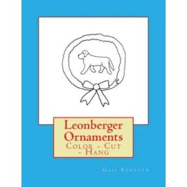 Leonberger Ornaments: Color - Cut - Hang