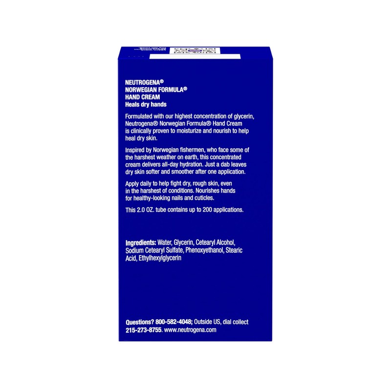 Neutrogena Norwegian Formula Hand Cream, Fragrance-Free (2 Ounce) (Pack of