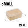 Simplify 6 Piece Set Eco Wheat Plastic Food Storage Containers