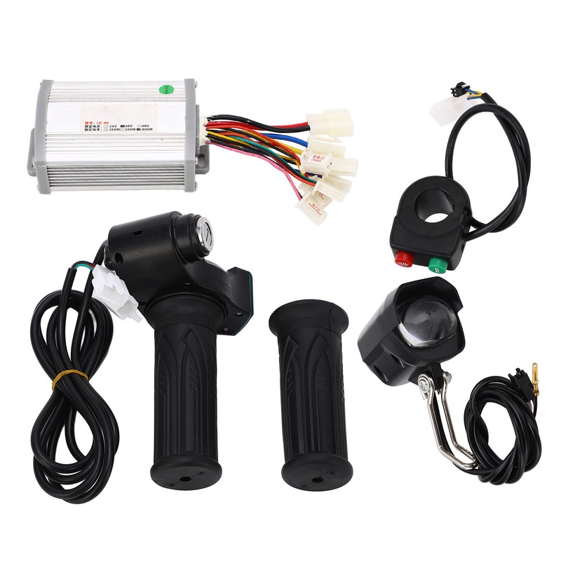 36V 800W Electric Bike Controller Handlebar Kit Overcurrent Protection Brush
