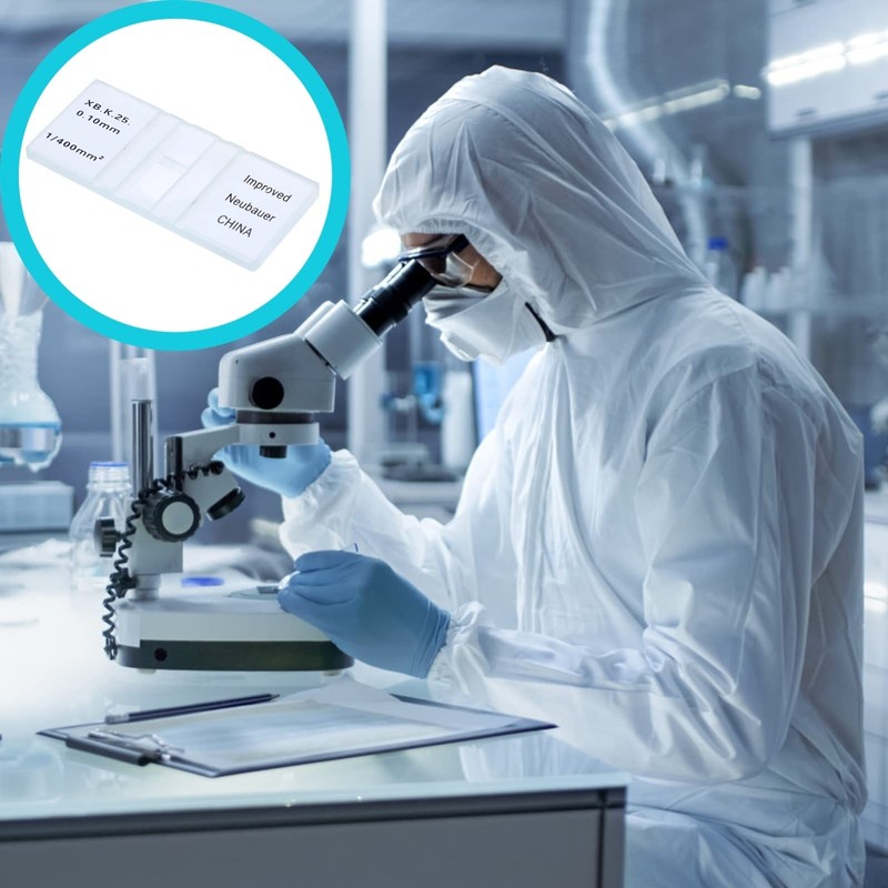 Hemocytometer Blood Cell Counting Chamber for LAB Improved Blood Laboratory
